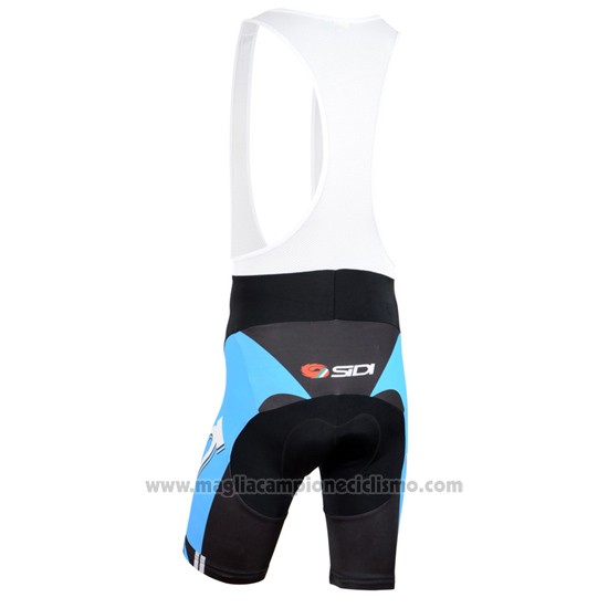 2015 Abbigliamento Ciclismo Castelli SIDI Celeste e Bianco Manica Corta e Salopette